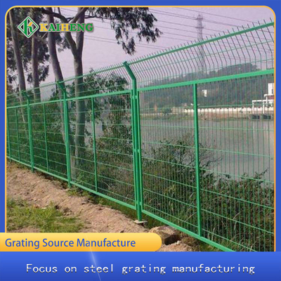 Alambre verde de acero resistente a la corrosión Mesh Fencing Guardrail Netting