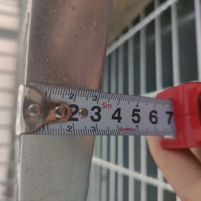 Corrosión anti modificada para requisitos particulares de la reja de acero blanca de plata del metal