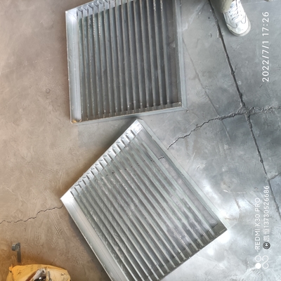 Sastre Made Silver Pressure que suelda con autógena la reja de acero galvanizada para la plataforma de la planta
