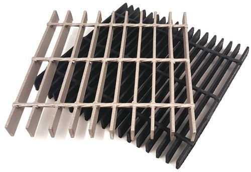 El suelo de acero de la rejilla del metal del cinc Q235 de carbono, HDP galvanizó la rejilla de acero resistente