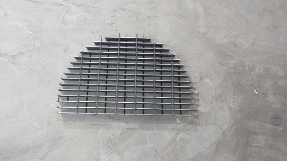 Alta placa de rejilla galvanizada plana del metal que lleva para la plataforma de la central eléctrica