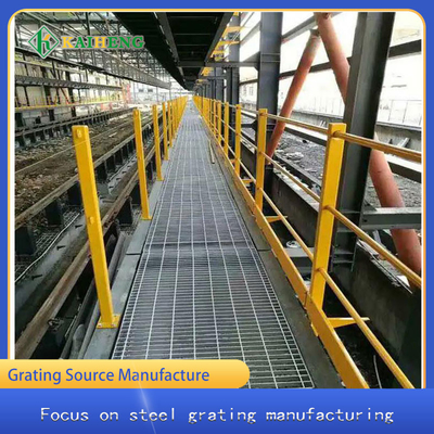 Barra de acero con poco carbono de la reja del metal Q235 para la plataforma de la central eléctrica