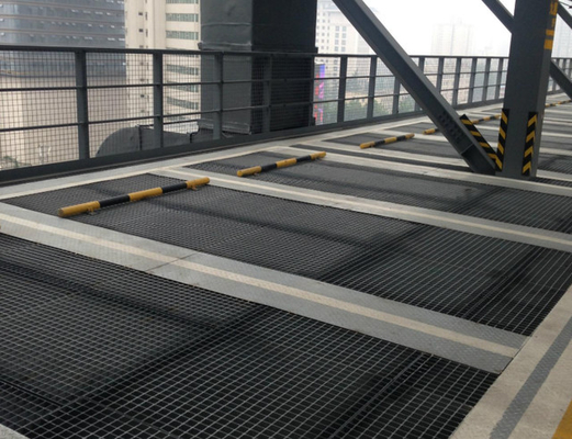 Suelo de acero de la porción de Mesh Grating Grid For Parking de la calzada del metal de HDP