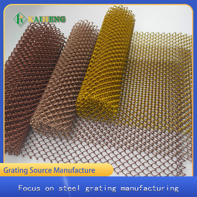 División decorativa Diamond Aluminum Curtain Wall Mesh