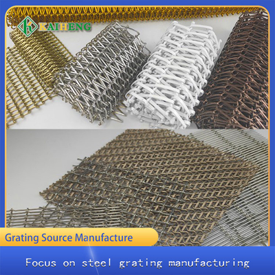 División decorativa Diamond Aluminum Curtain Wall Mesh
