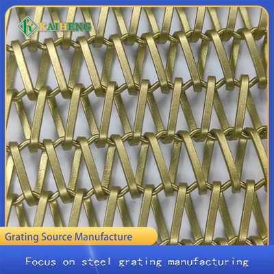 División decorativa Diamond Aluminum Curtain Wall Mesh