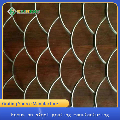 Alambre decorativo rombal resistente a la corrosión Mesh Panels Customized
