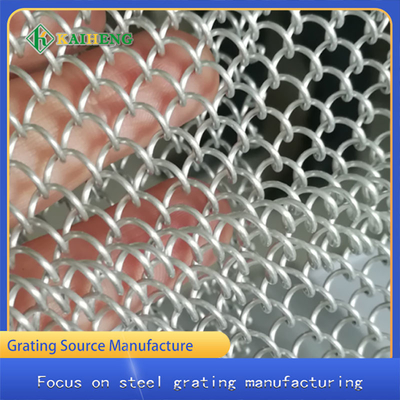 Alambre decorativo Mesh Partition Aluminum Door Curtain de la sombrilla del metal